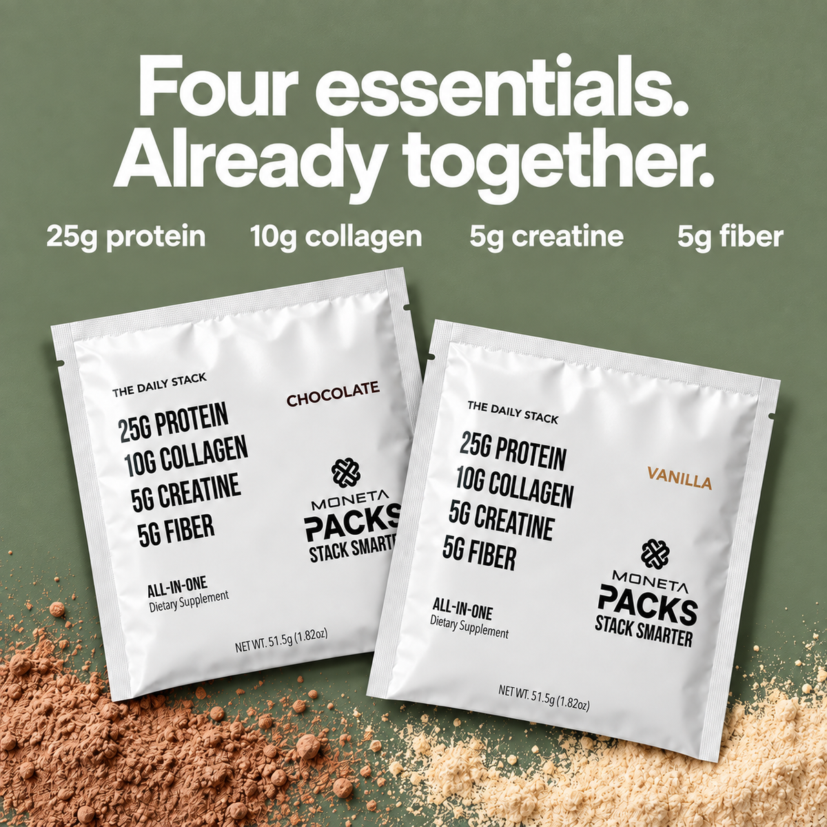 Four daily essentials, already together